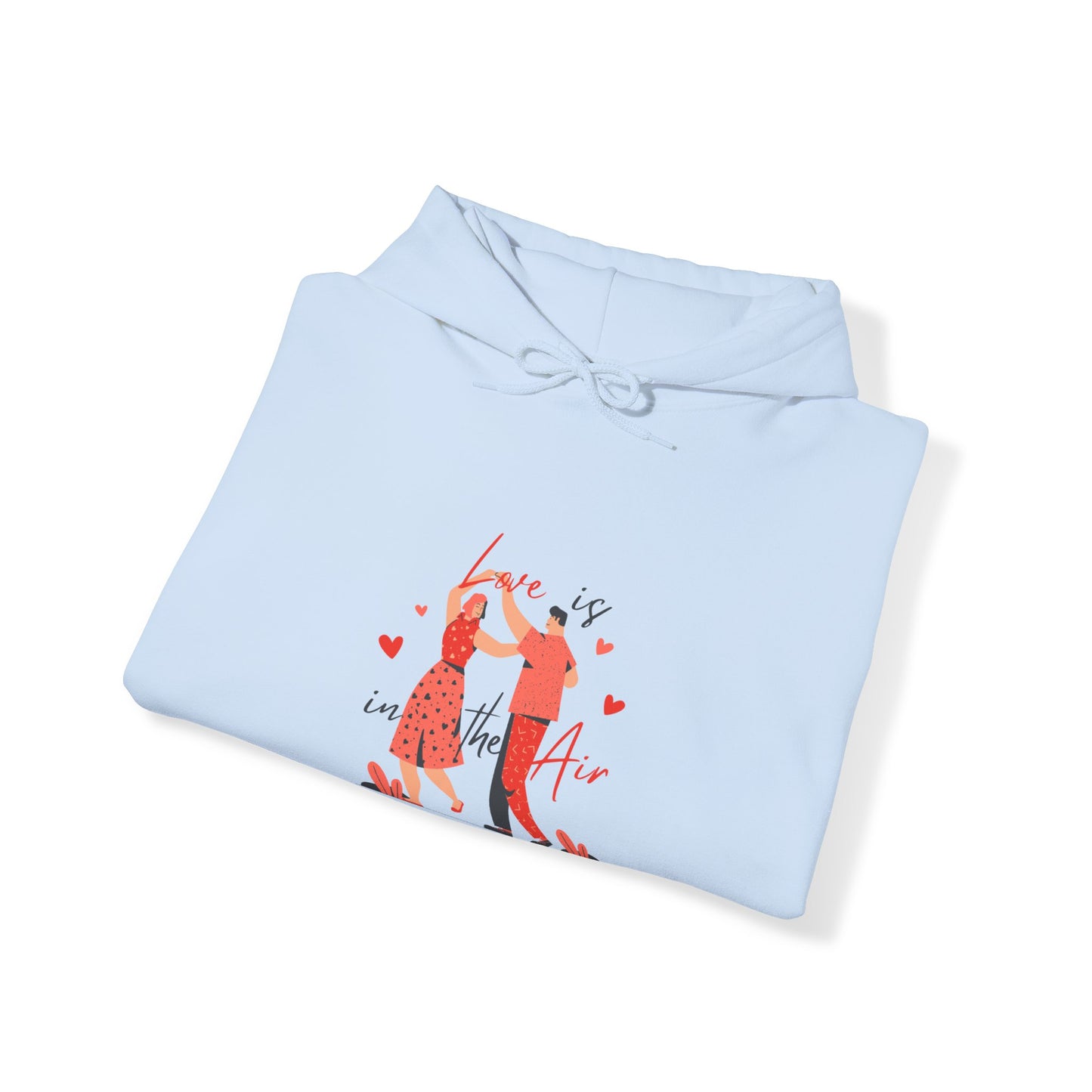 Love is in The Air Customized Unisex Heavy Blend™ Hooded Sweatshirt