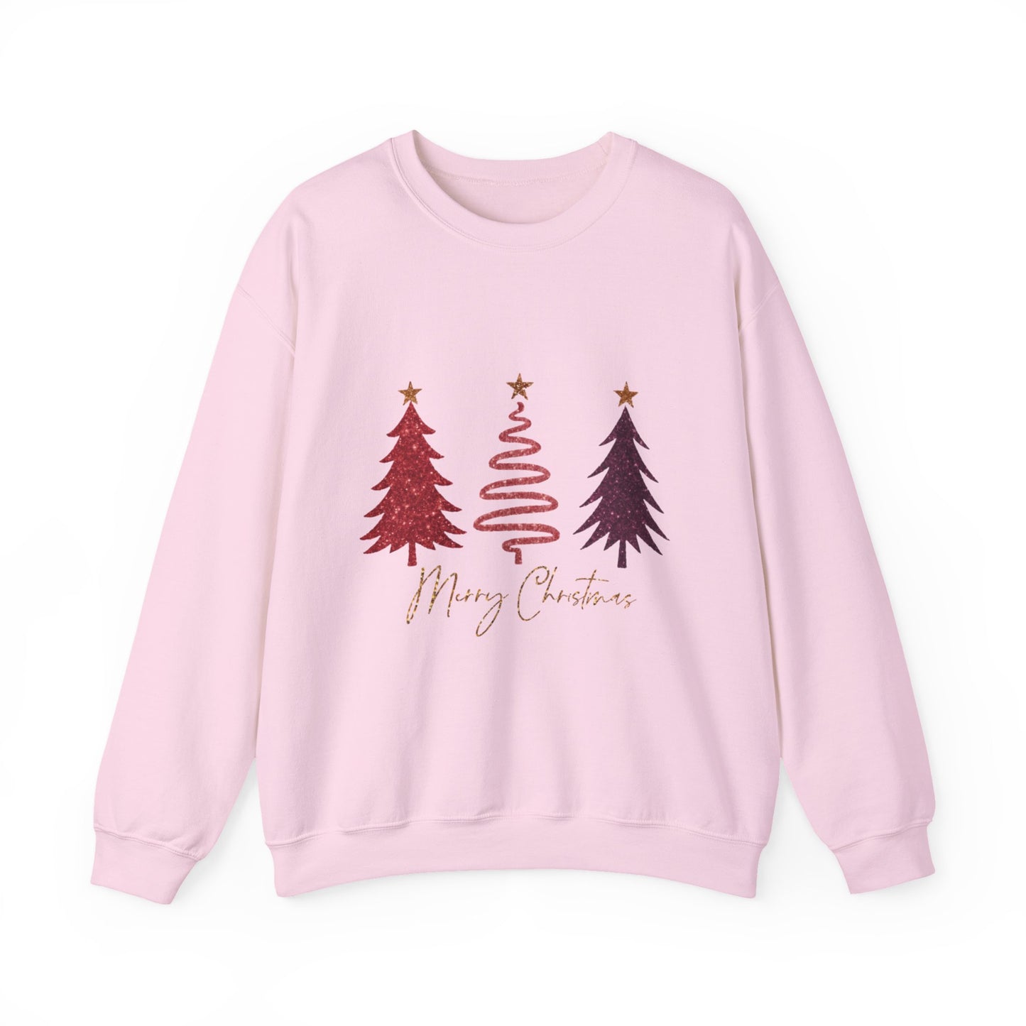 Christmas Tree Crewneck Sweatshirt — Merry Christmas Minimal Holiday Pullover