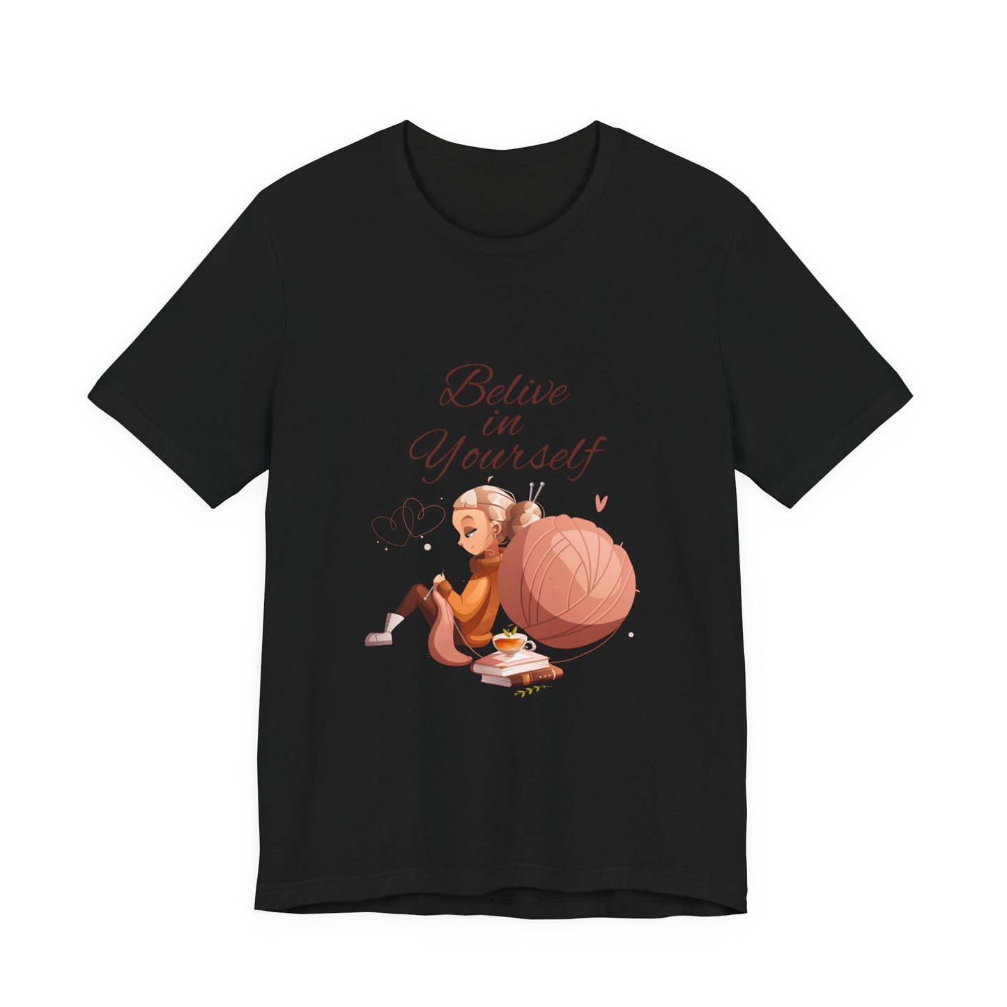 Believe in Yourself Customized Unisex Jersey Short Sleeve Tee