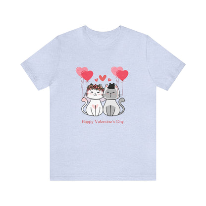 Happy Valentine's Day Unisex Jersey Short Sleeve Tee