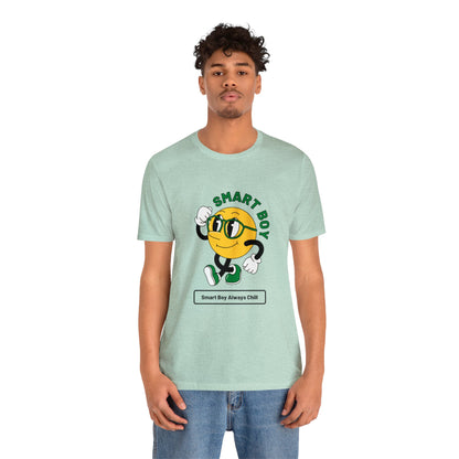 Smart Boy Always Chill Customized Unisex Jersey Short Sleeve Tee