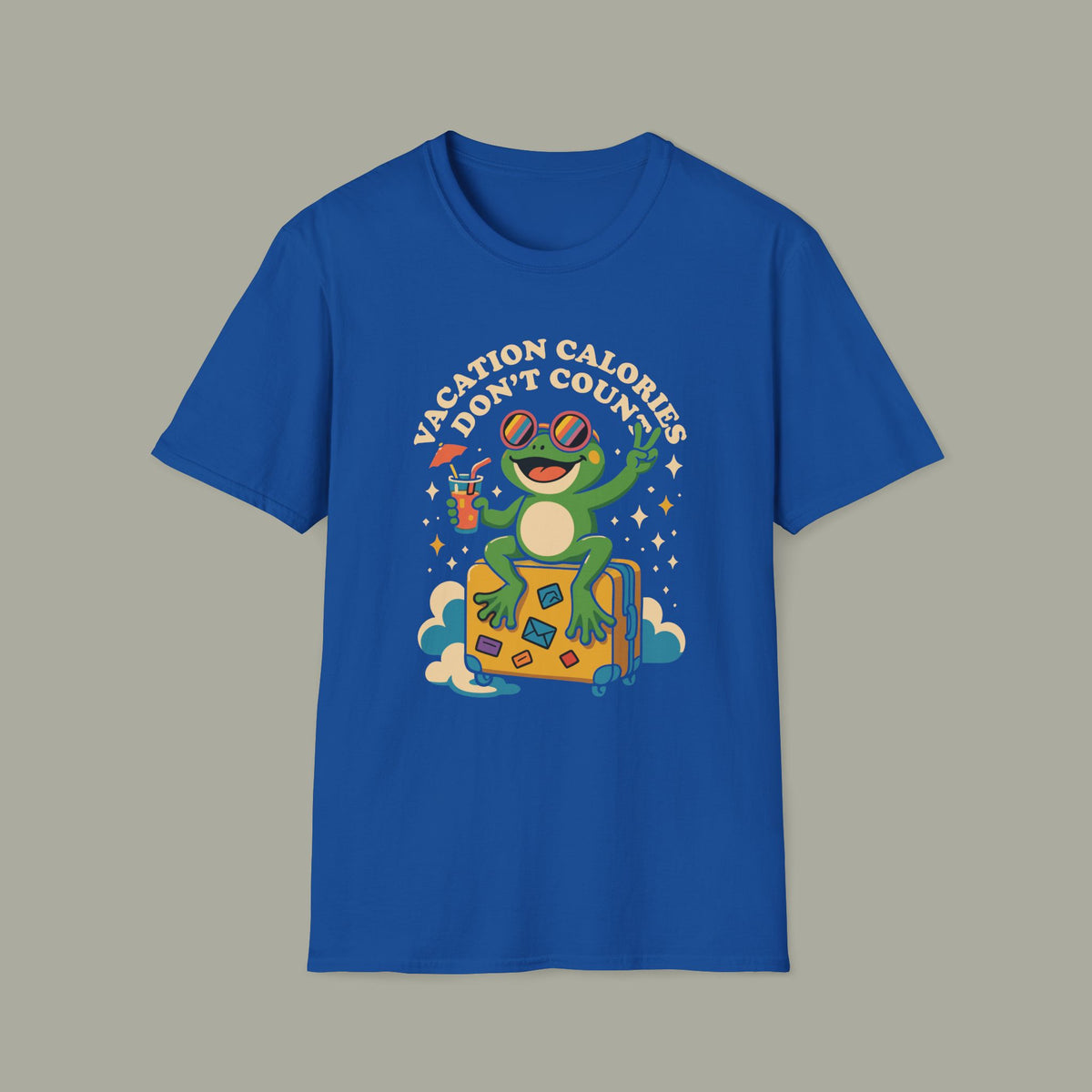 Vacation Calories Don't Count Customized Unisex Jersey Short Sleeve Tee