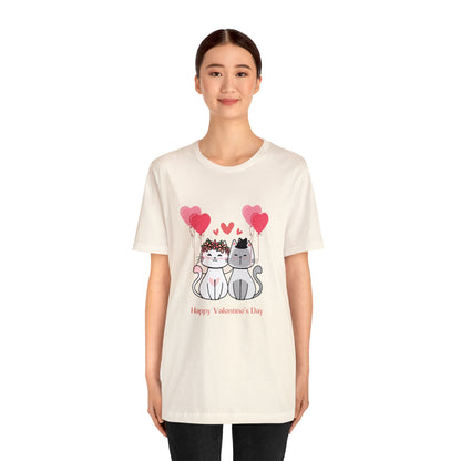 Happy Valentine's Day Unisex Jersey Short Sleeve Tee