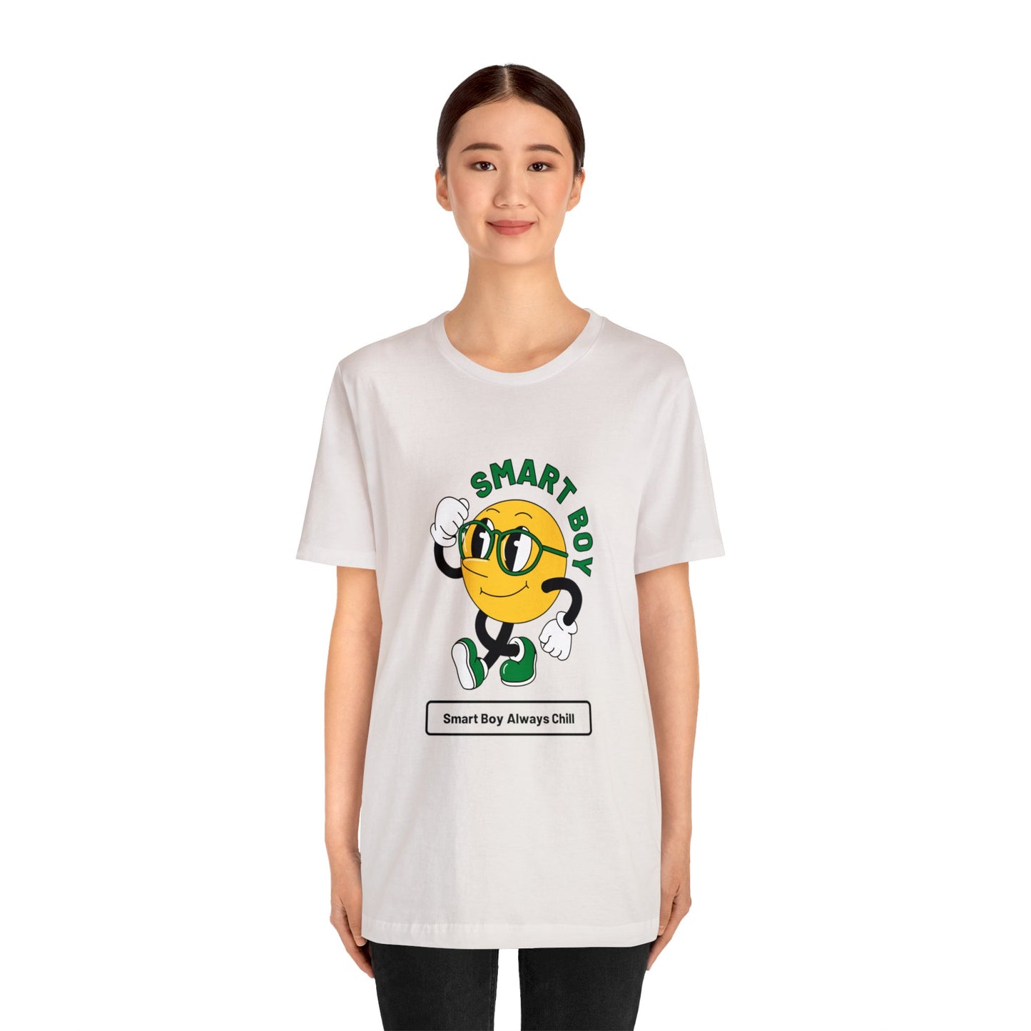 Smart Boy Always Chill Customized Unisex Jersey Short Sleeve Tee