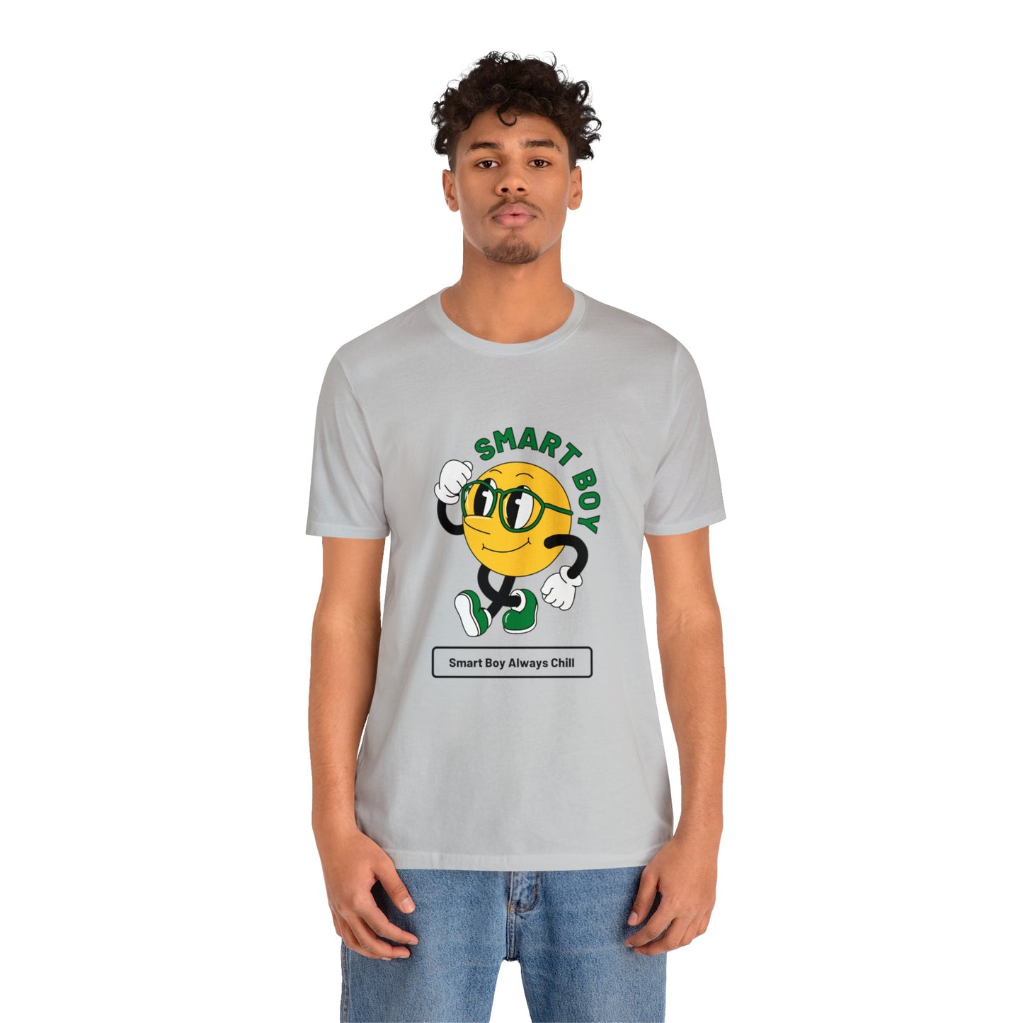Smart Boy Always Chill Customized Unisex Jersey Short Sleeve Tee