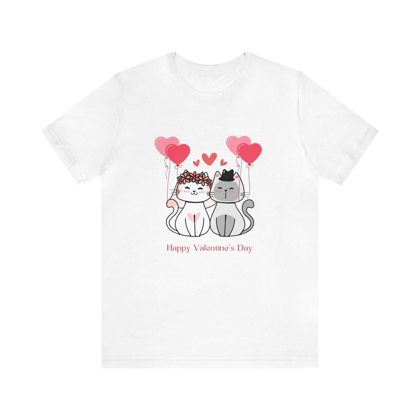Happy Valentine's Day Unisex Jersey Short Sleeve Tee