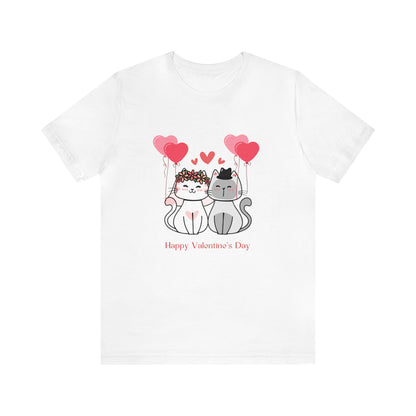 Happy Valentine's Day Unisex Jersey Short Sleeve Tee