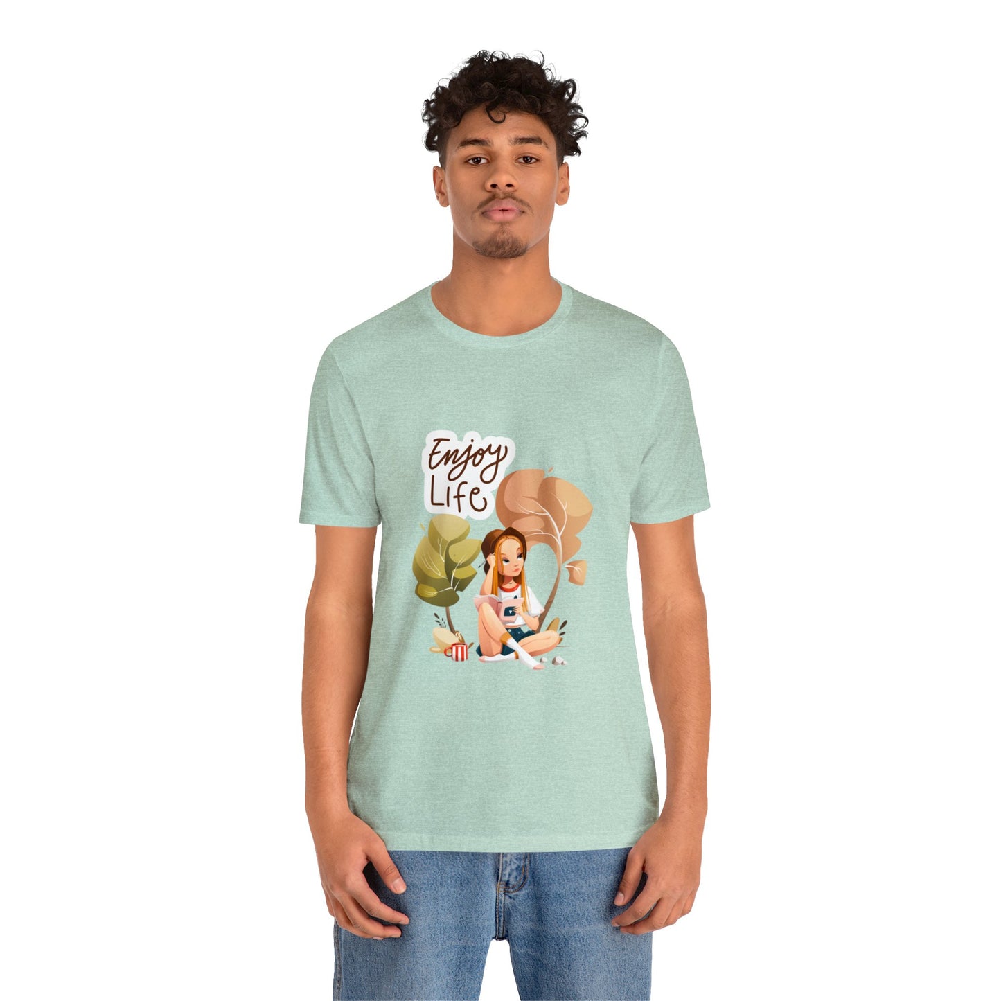 Enjoy Life Customized Unisex Jersey Short Sleeve Tee