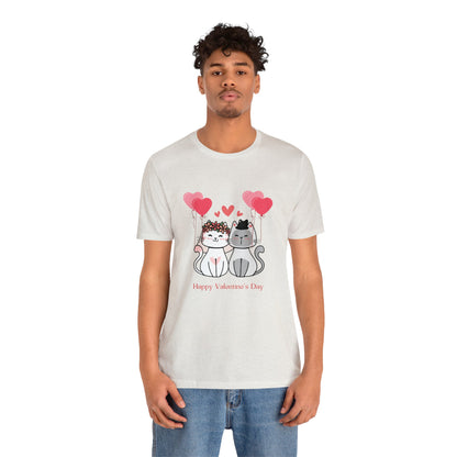Happy Valentine's Day Unisex Jersey Short Sleeve Tee