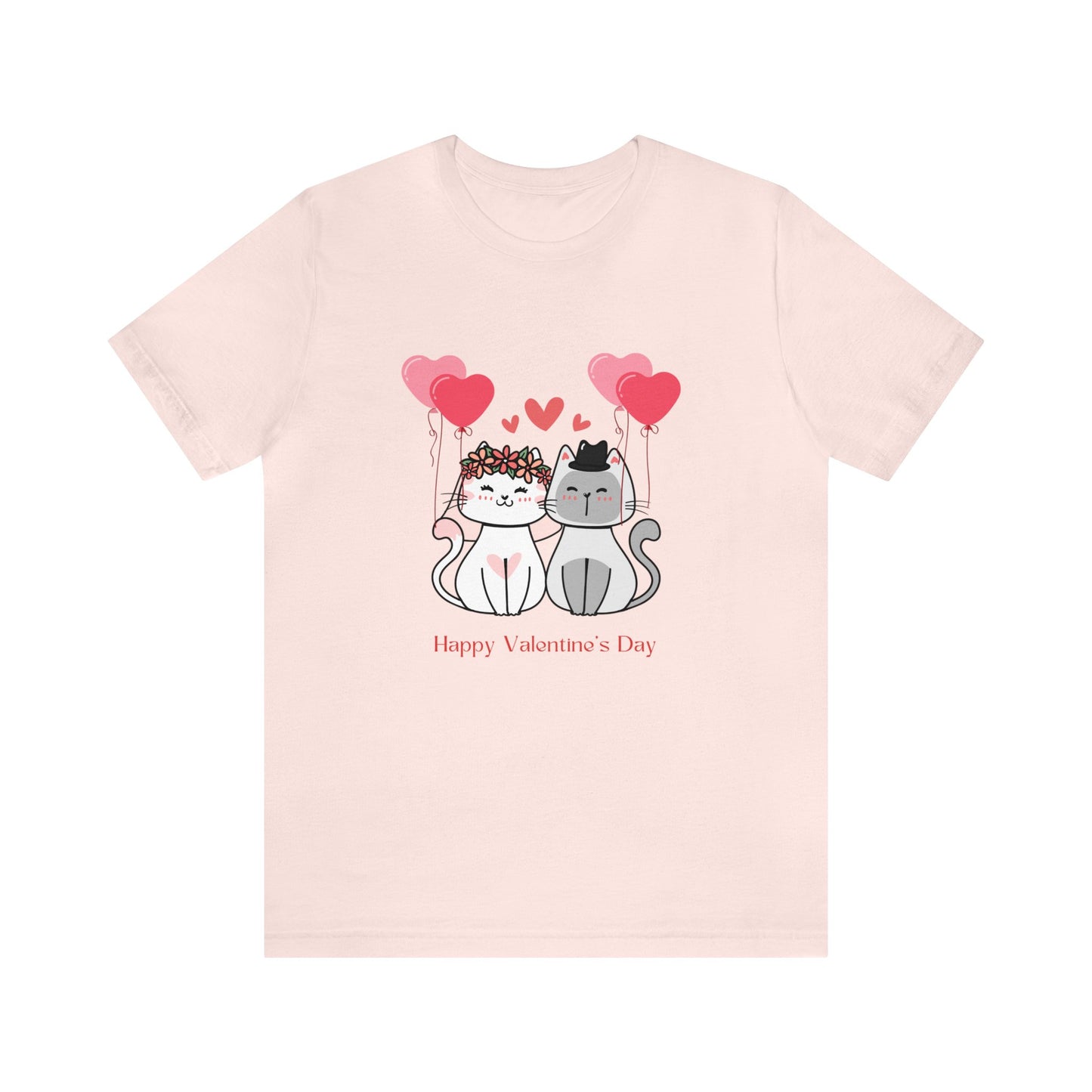 Happy Valentine's Day Unisex Jersey Short Sleeve Tee
