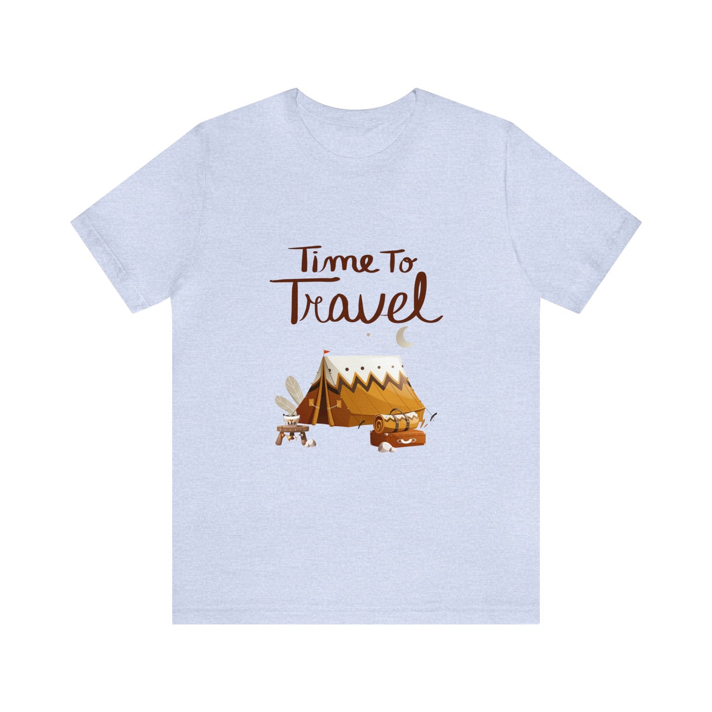 Time To Travel Customized Unisex Jersey Short Sleeve Tee