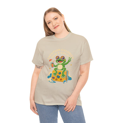 Christmas Chickens Holiday T‑Shirt — Festive Farmyard Birds in Santa Hats