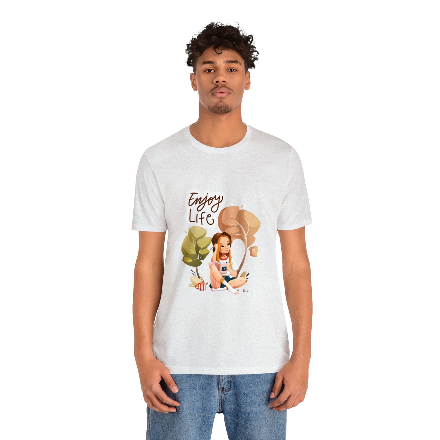 Enjoy Life Customized Unisex Jersey Short Sleeve Tee