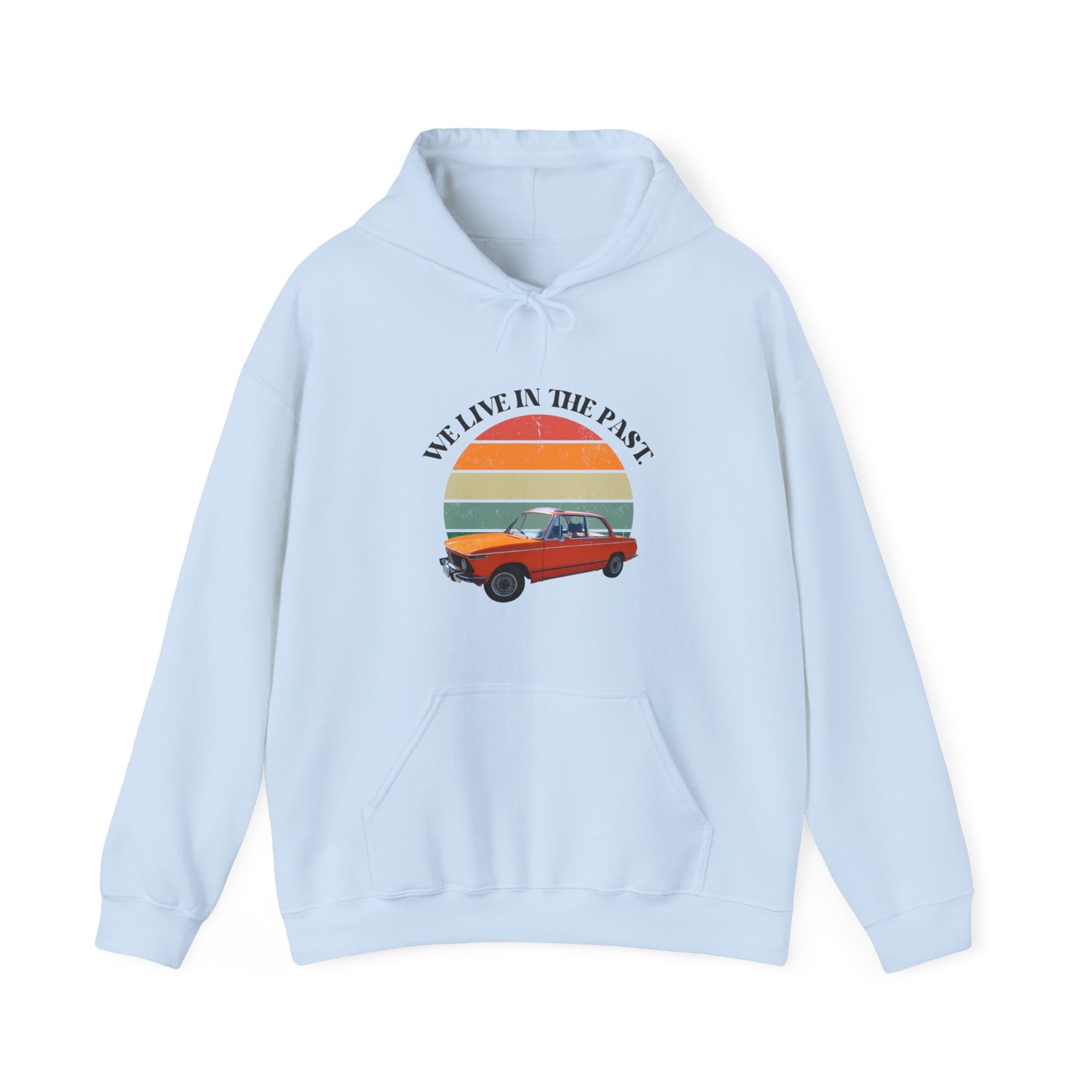We Live in The Past Customized Unisex Heavy Blend™ Hooded Sweatshirt