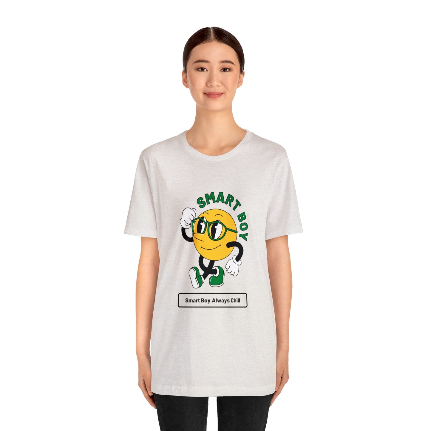 Smart Boy Always Chill Customized Unisex Jersey Short Sleeve Tee