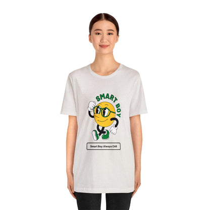 Smart Boy Always Chill Customized Unisex Jersey Short Sleeve Tee