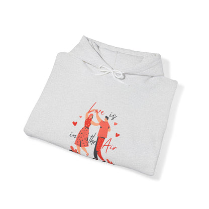 Love is in The Air Customized Unisex Heavy Blend™ Hooded Sweatshirt