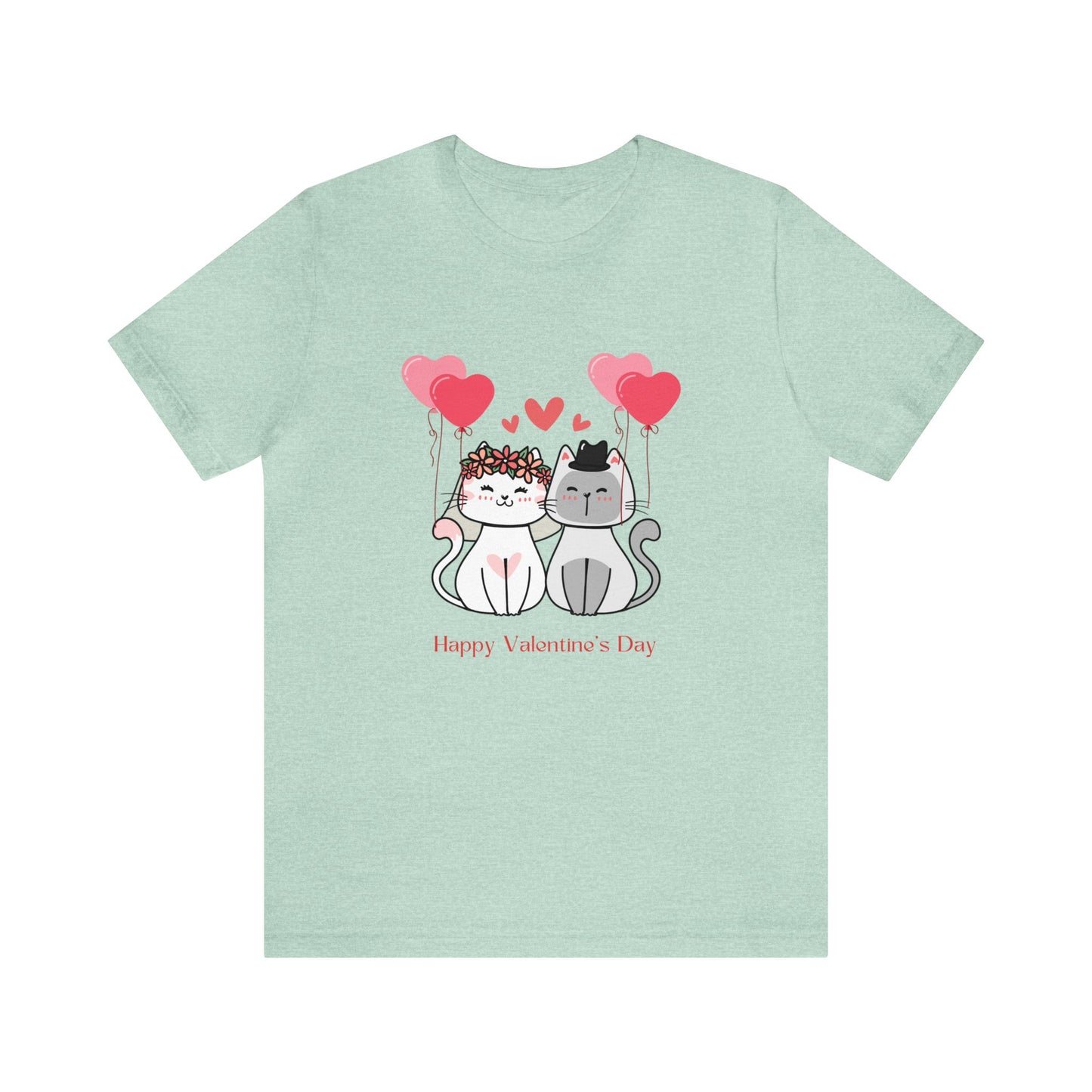 Happy Valentine's Day Unisex Jersey Short Sleeve Tee