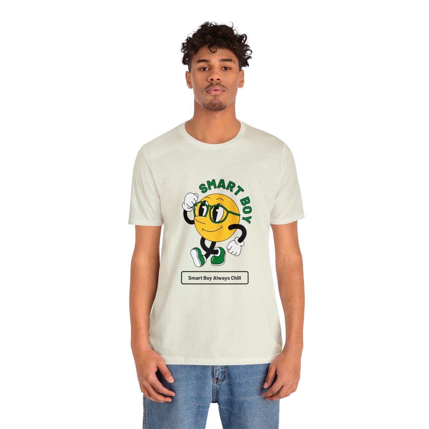 Smart Boy Always Chill Customized Unisex Jersey Short Sleeve Tee
