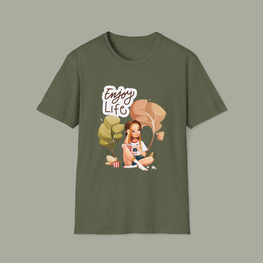 Enjoy Life Customized Unisex Jersey Short Sleeve Tee