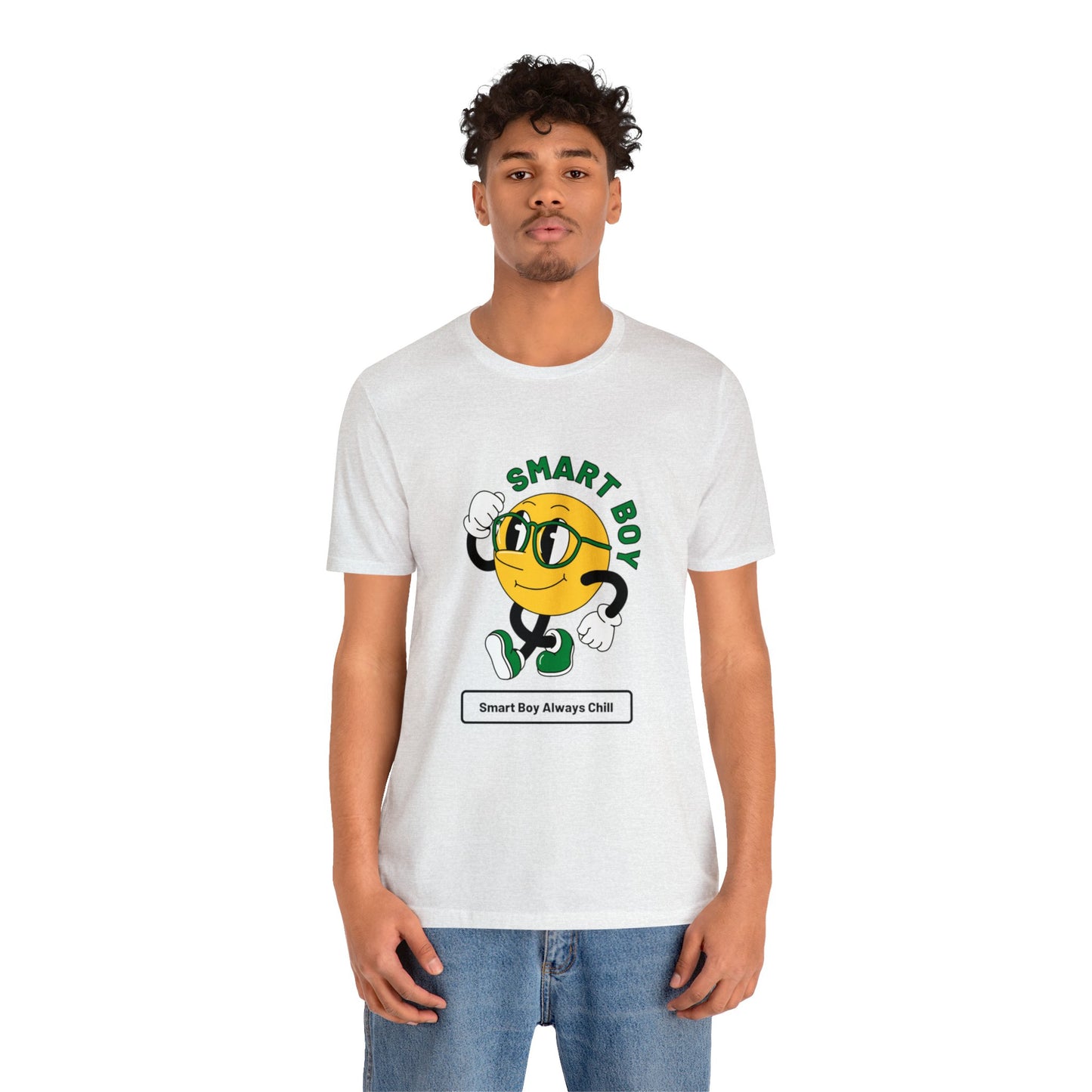 Smart Boy Always Chill Customized Unisex Jersey Short Sleeve Tee