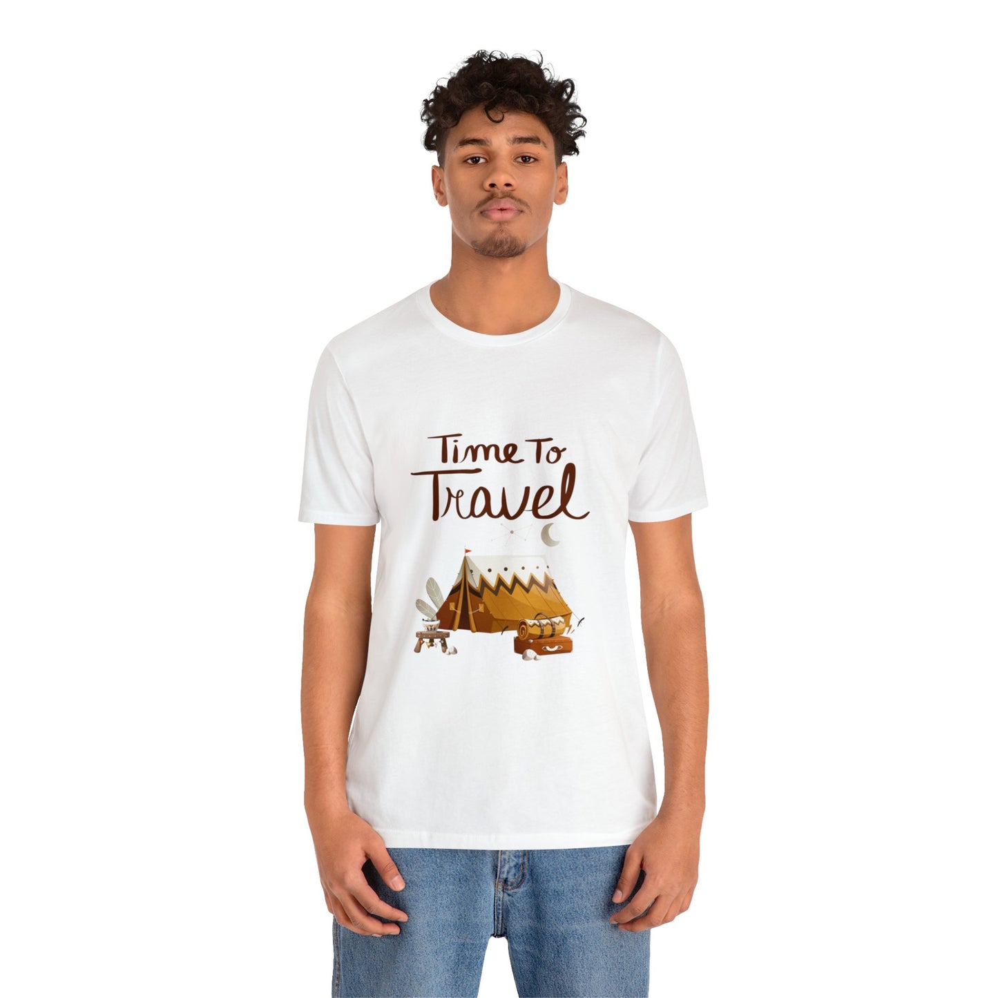 Time To Travel Customized Unisex Jersey Short Sleeve Tee