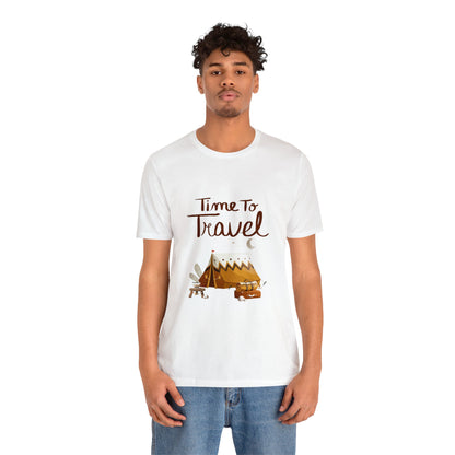 Time To Travel Customized Unisex Jersey Short Sleeve Tee