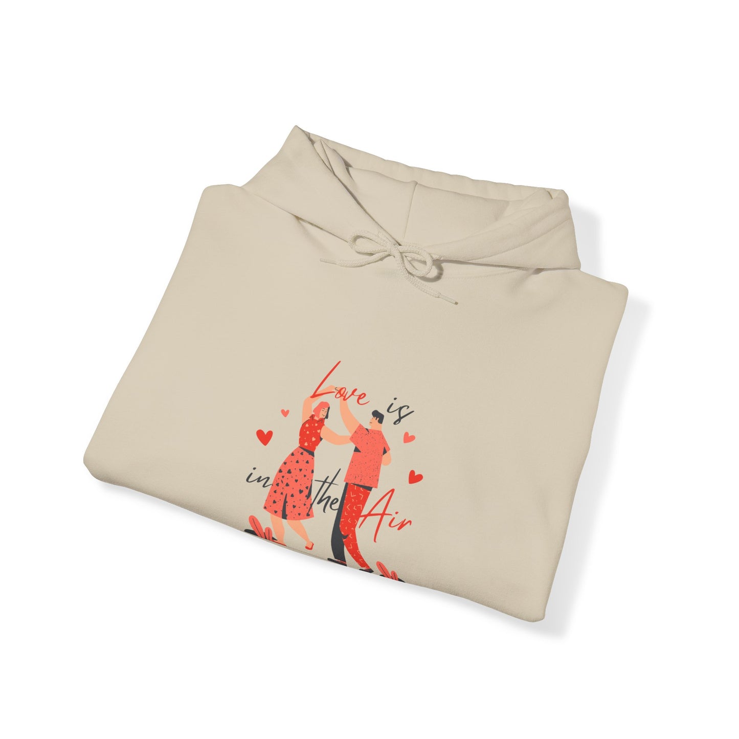 Love is in The Air Customized Unisex Heavy Blend™ Hooded Sweatshirt