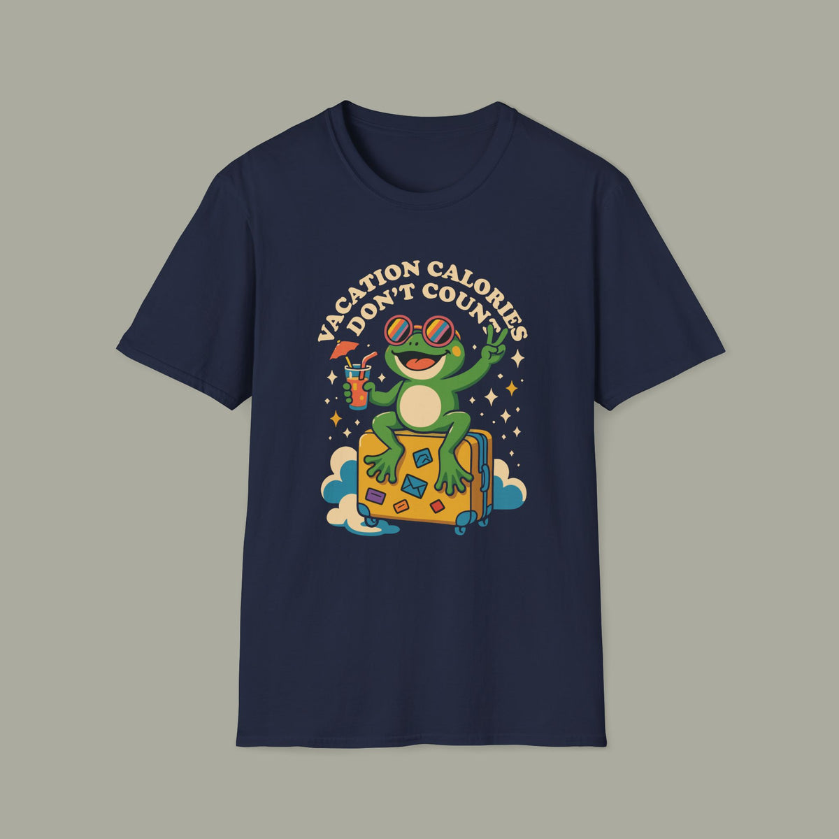 Vacation Calories Don't Count Customized Unisex Jersey Short Sleeve Tee