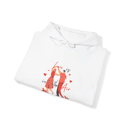 Love is in The Air Customized Unisex Heavy Blend™ Hooded Sweatshirt
