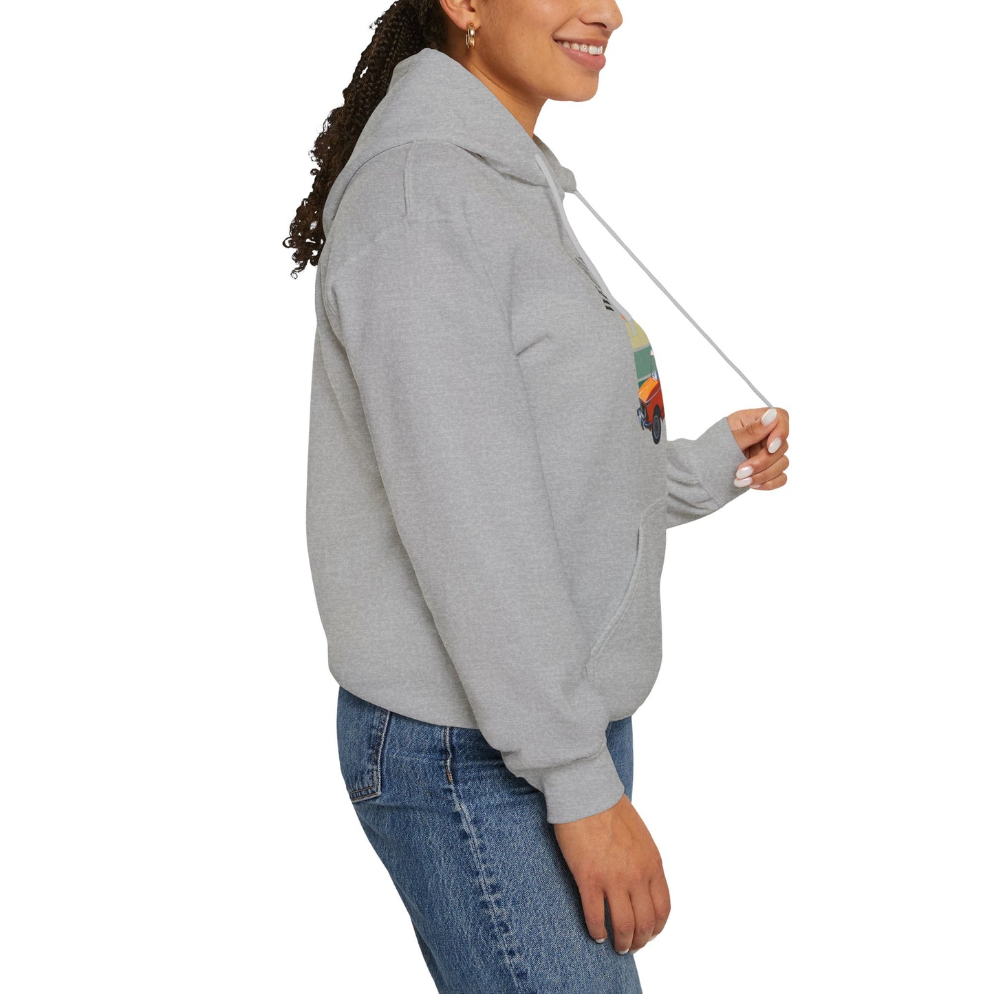 We Live in The Past Customized Unisex Heavy Blend™ Hooded Sweatshirt
