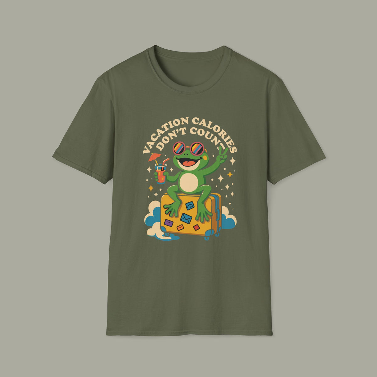 Vacation Calories Don't Count Customized Unisex Jersey Short Sleeve Tee