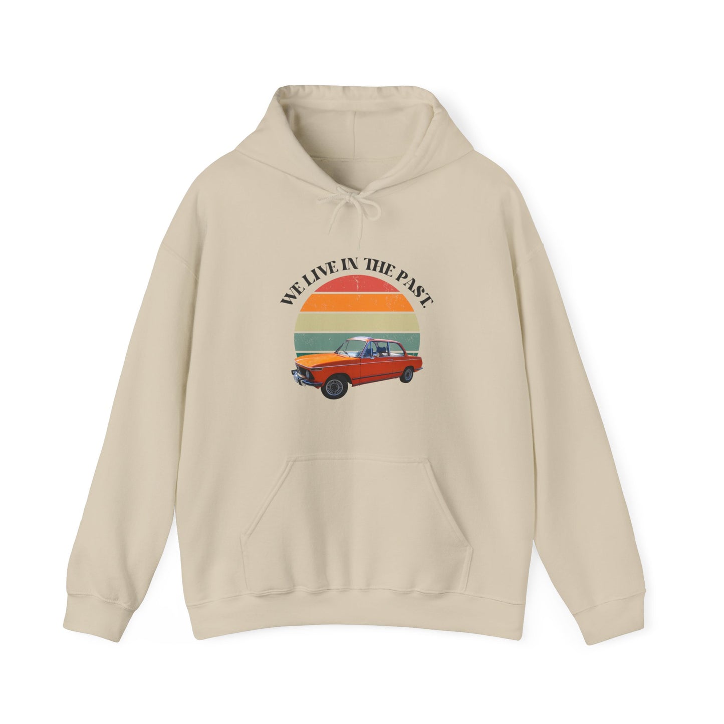 We Live in The Past Customized Unisex Heavy Blend™ Hooded Sweatshirt