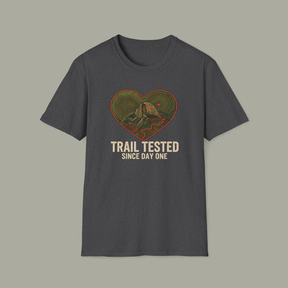 Trail Tested T-Shirt — "Trail Tested Since Day One" Hiking Tee
