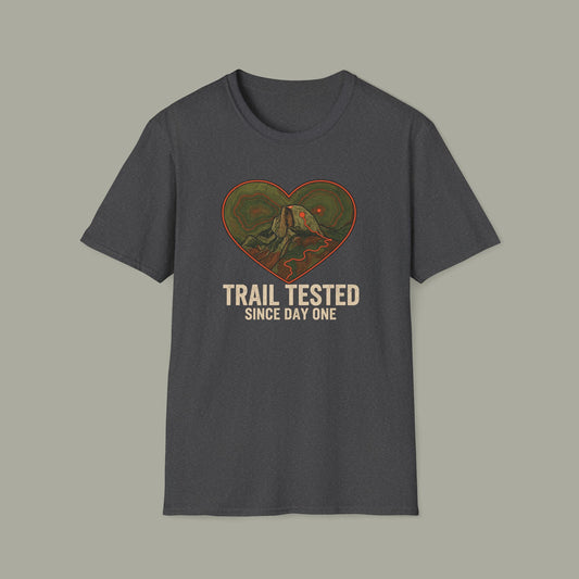 Trail Tested T-Shirt — "Trail Tested Since Day One" Hiking Tee