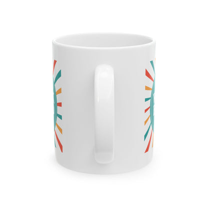 Work Hard Customized Ceramic Mug 11oz