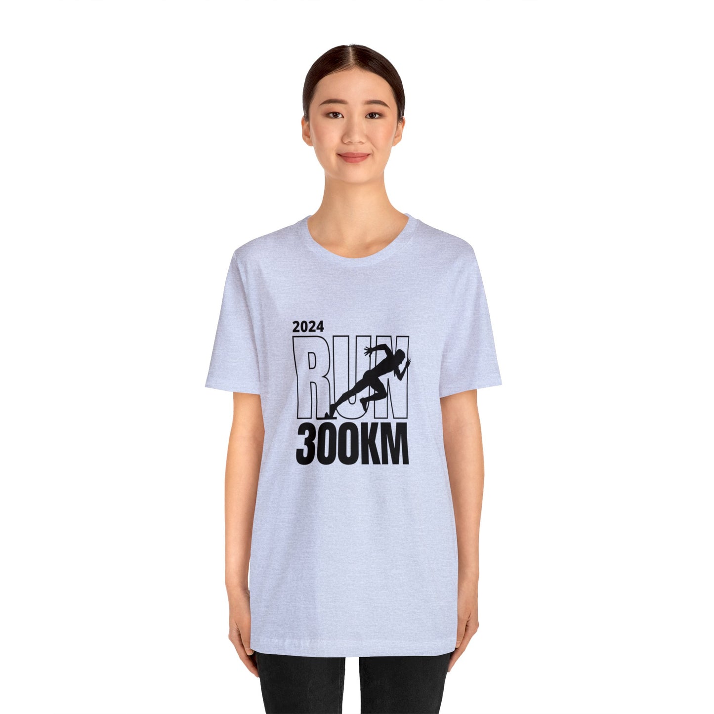 2024 Run And Move Fast Customized Unisex Jersey Short Sleeve Tee