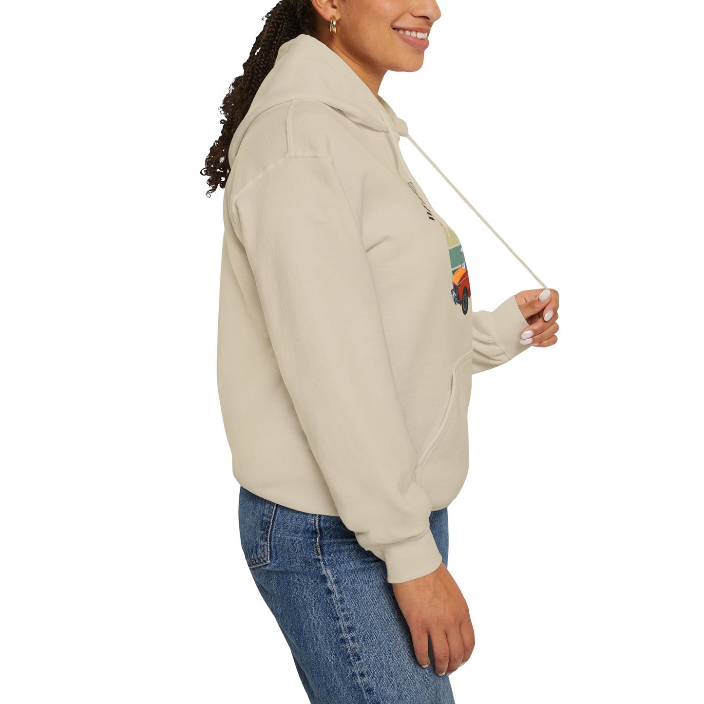We Live in The Past Customized Unisex Heavy Blend™ Hooded Sweatshirt