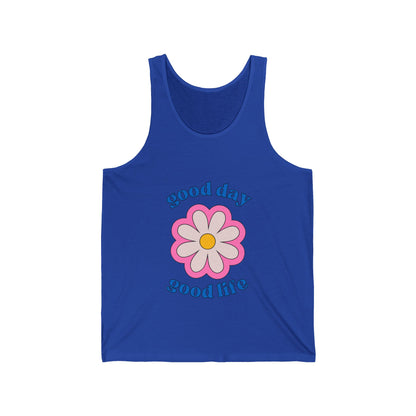 Good Day Good Life Customized Unisex Jersey Tank