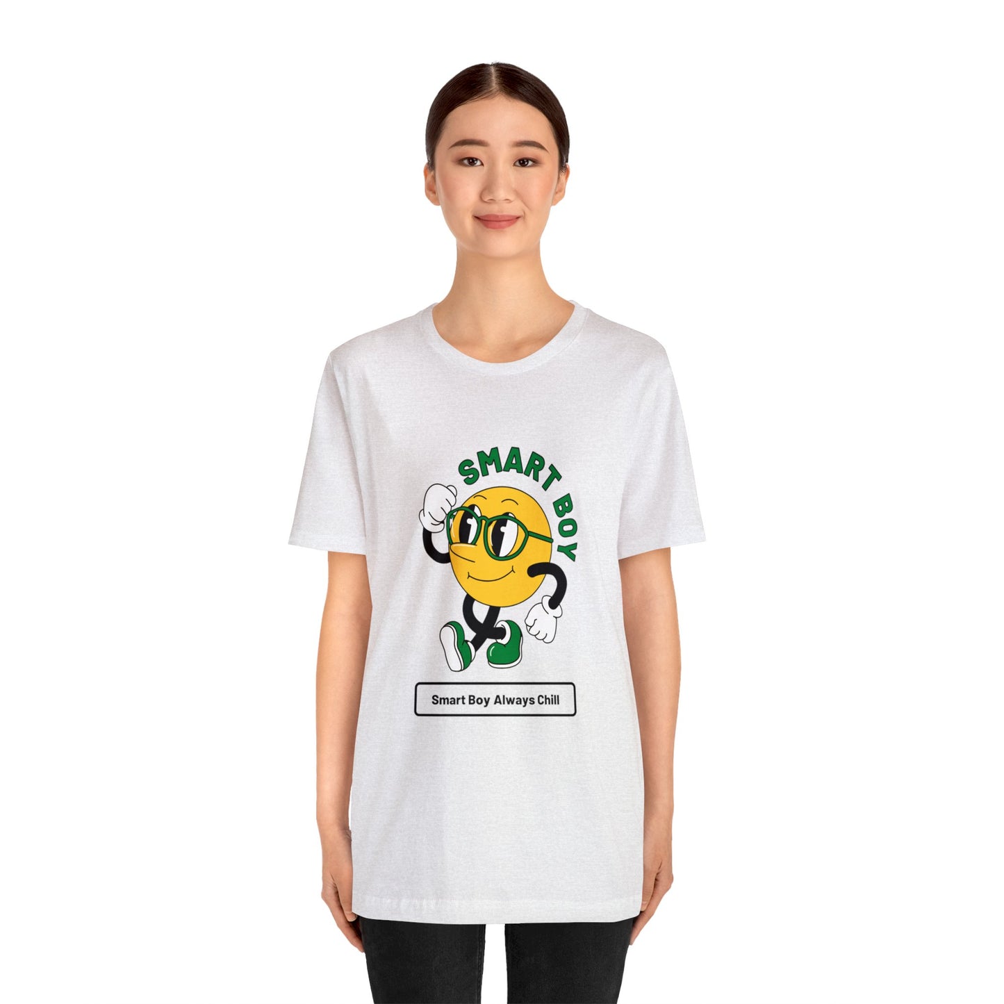 Smart Boy Always Chill Customized Unisex Jersey Short Sleeve Tee
