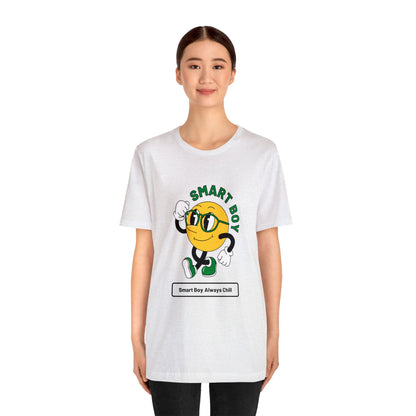 Smart Boy Always Chill Customized Unisex Jersey Short Sleeve Tee