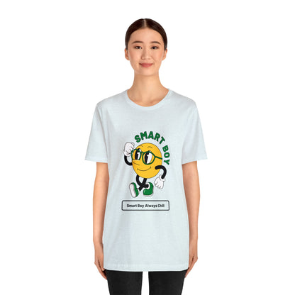 Smart Boy Always Chill Customized Unisex Jersey Short Sleeve Tee