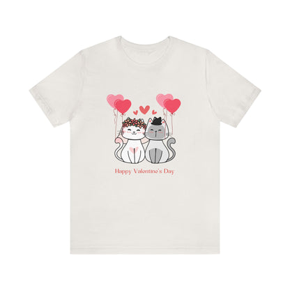 Happy Valentine's Day Unisex Jersey Short Sleeve Tee