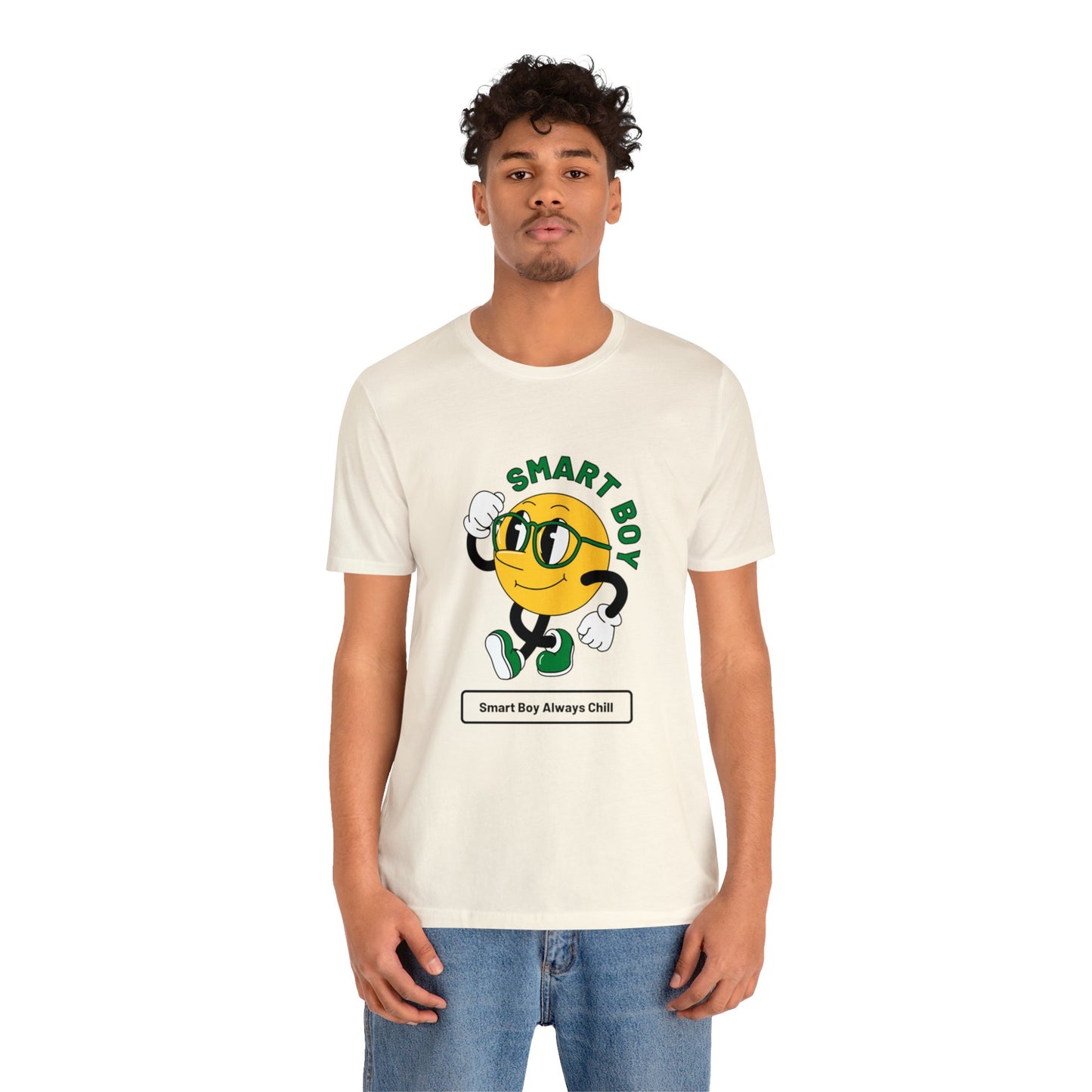 Smart Boy Always Chill Customized Unisex Jersey Short Sleeve Tee
