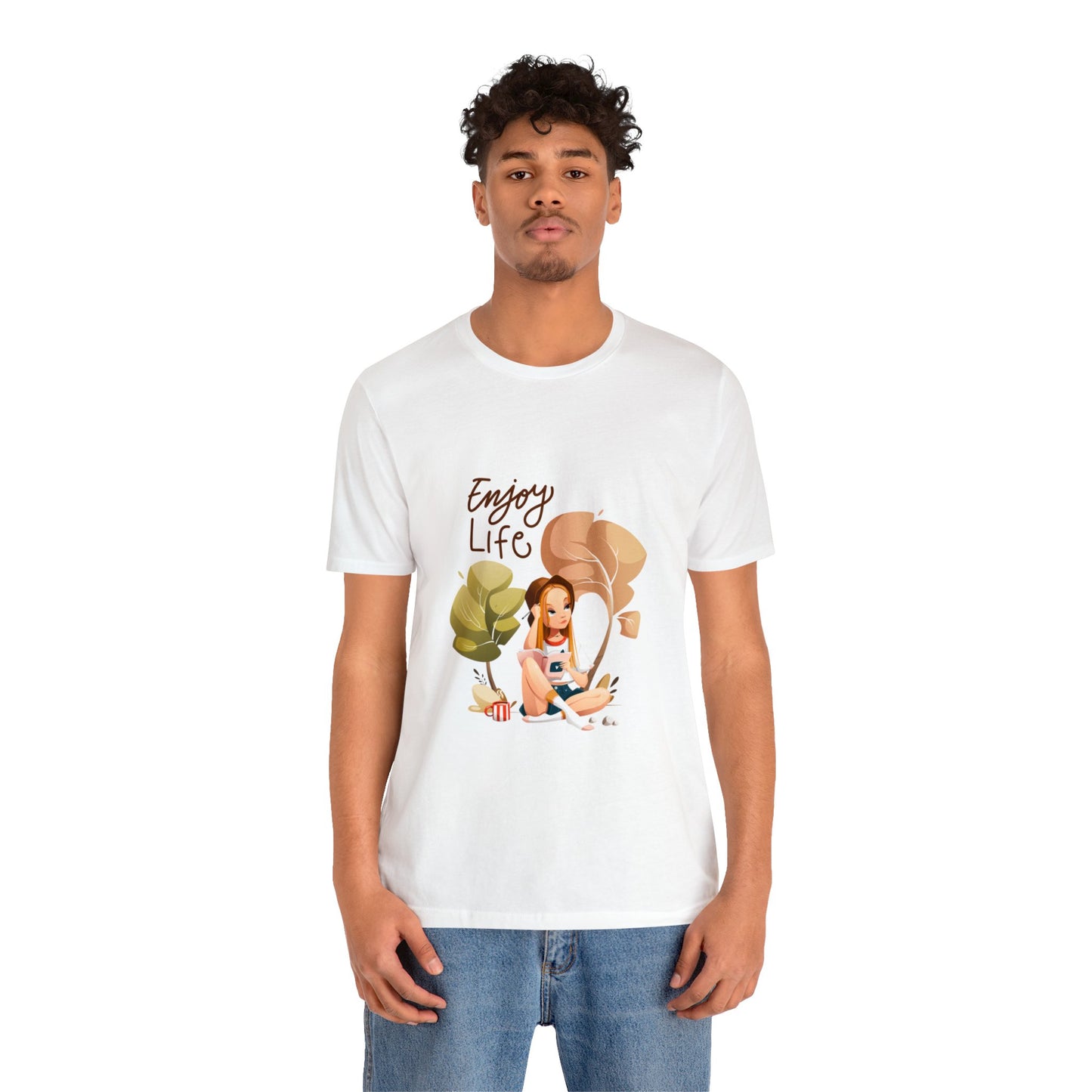 Enjoy Life Customized Unisex Jersey Short Sleeve Tee