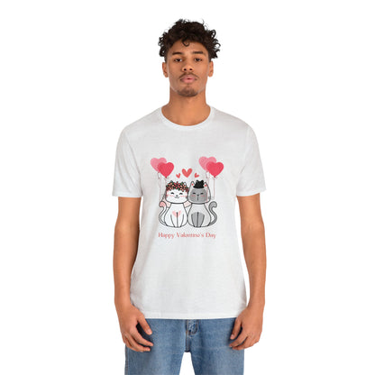 Happy Valentine's Day Unisex Jersey Short Sleeve Tee