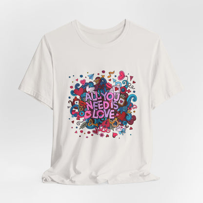 All You Need is Love Customized Unisex Jersey Short Sleeve Tee