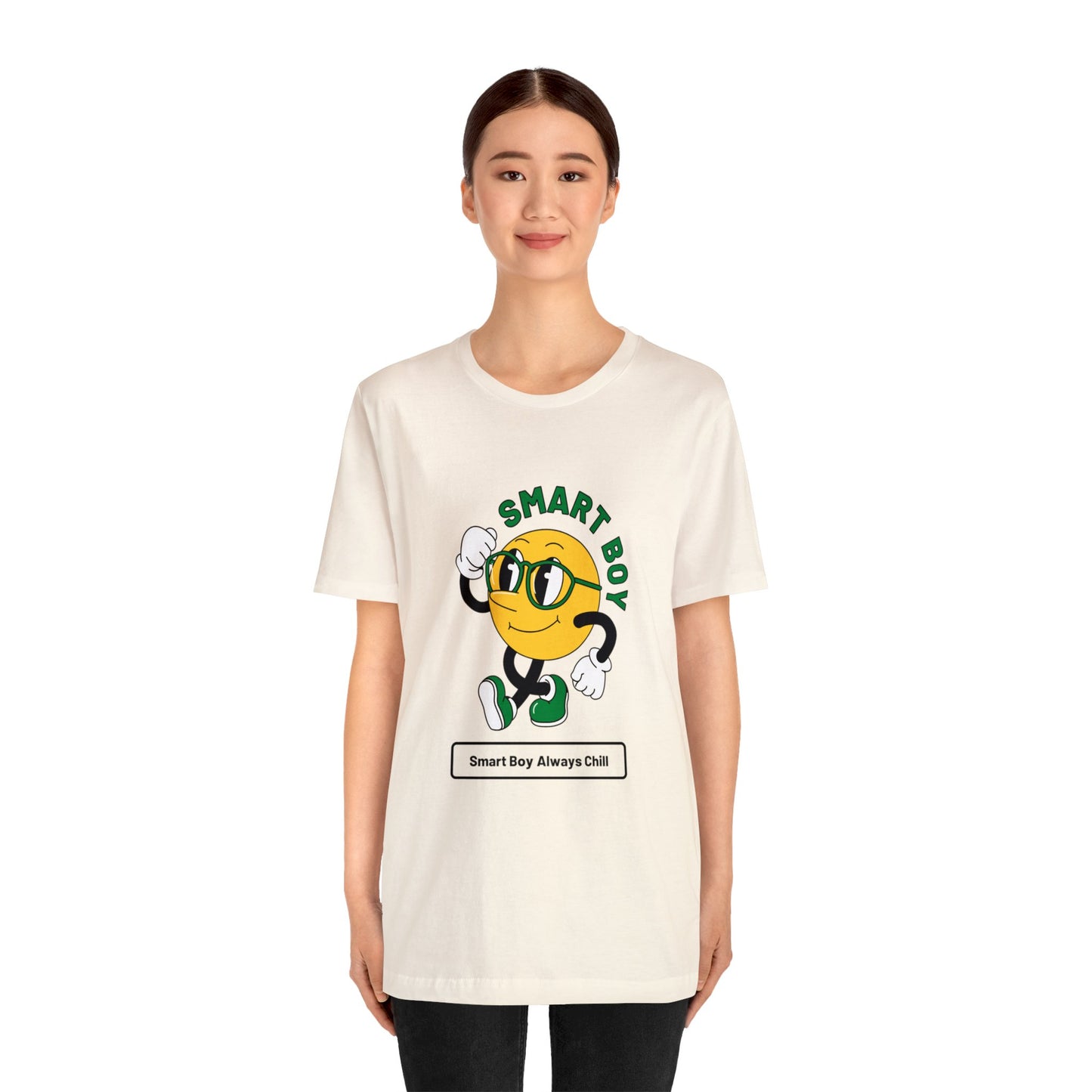 Smart Boy Always Chill Customized Unisex Jersey Short Sleeve Tee