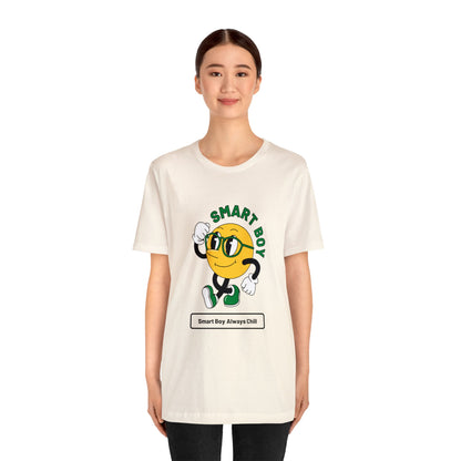 Smart Boy Always Chill Customized Unisex Jersey Short Sleeve Tee