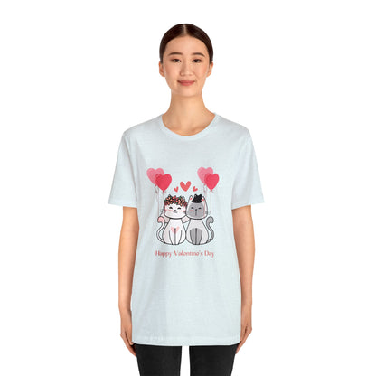 Happy Valentine's Day Unisex Jersey Short Sleeve Tee
